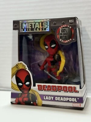 Jada Toys Die-Cast Metals Lady Deadpool 4" pulgadas figura Marvel Comics nuevo M353 Foto 1 de 4