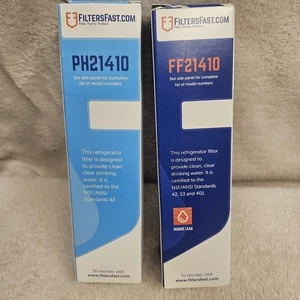 Lote de 2 filtros filtros refrigerador rápido PH21410 FF21410 - Imagen 1 de 6