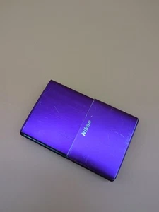 Nikon COOLPIX S100 16.0MP Digital Camera PURPLE - No Charger - FOR REPAIR  - Picture 1 of 11