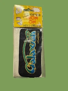 Vintage 1982 GALAXIAN Iron-On Patch Video Game Emblems By JOY Insignia, Inc. USA - Picture 1 of 3