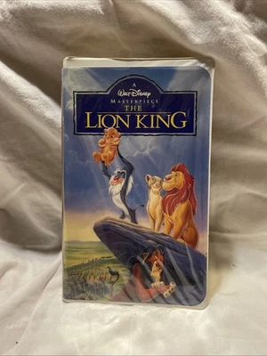 Disney’s The Lion King VHS 1995 Video Tape VTG Clamshell Masterpiece Collection - Image 1 of 3