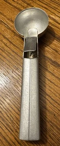 Vintage Aluminum Ice Cream Scoop MFD USA Parlor Push Lever Pat No. 2756698 - Picture 1 of 7