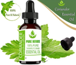 Aceite esencial de cilantro 100 % puro y natural de hierbas puras de cilantro - Imagen 1 de 10