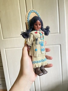 Carlson Dolls Sacajawea With Baby 8-202 Native American Indian Doll With Tag - Picture 1 of 5