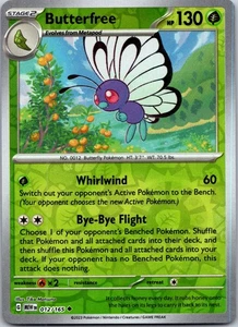 Butterfree SV: Scarlet & Violet 151 012/165 - Reverse Holo - Picture 1 of 2