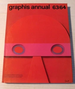 63/64 GRAPHIS ANNUAL: International Yearbook of Advertising Art by Walter Herdeg - Picture 1 of 5