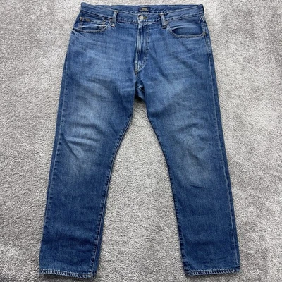 Polo Ralph Lauren Jeans Mens 38x32 Hampton Relaxed Straight Blue Denim Cotton - Image 1 of 4