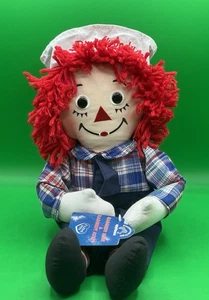 NEW RAGGEDY ANDY Doll by Dakin Applause Plush 17” & Vintage 70’s Plate - Picture 1 of 9