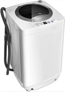 Portable Mini Full Automatic Washer Machine & Dryer Combo w Built-in Pump Drain  - Picture 1 of 6