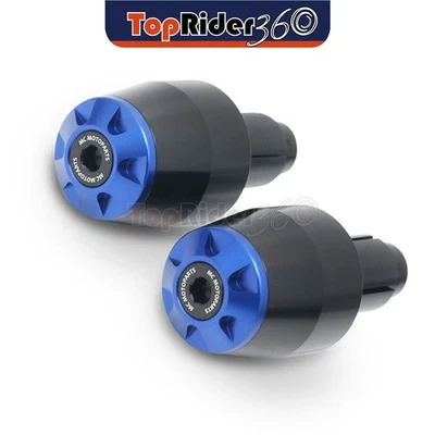 Deslizadores de extremo de barra CNC AZUL TORMENTA para Honda CB1100 RS 14-21 20 19 18 17 16 15 Foto 1 de 4