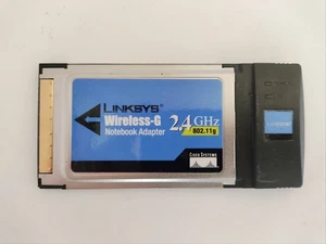 Linksys PCMCIA Wireless PC Card Version 3 - Laptop WLAN Karte - sehr guter Zustand (WPC54G - Bild 1 von 2