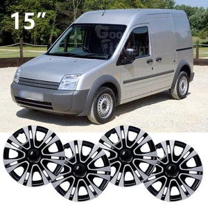 Set of 4 15" Wheel Hubcaps R15 Steel Rim Cover For Ford Transit Connect XL XLT - Picture 1 of 14
