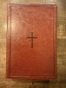 NKJV Large Print Personal Size Reference Bible, Brown LeatherT - LIKE NEW - Picture 1 of 10