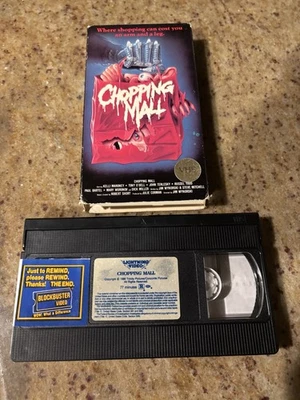 Chopping Mall 1986 (VHS) Lightning Video Rare — RARE HTF Vintage Horror Film - Image 1 of 4