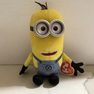 Ty Despicable Me TIM MINION Beanie Baby - 8” NUEVO - Imagen 1 de 5