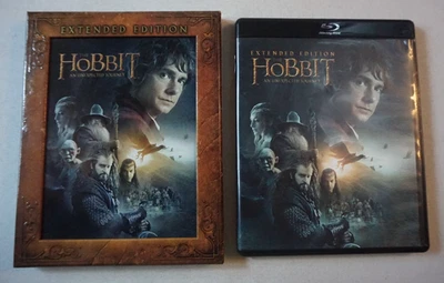 The Hobbit: An Unexpected Journey (Extended Edition) (Blu-ray) - EUC - Image 1 of 4
