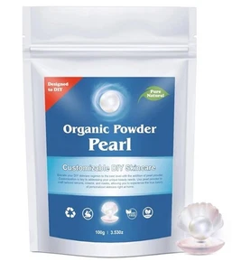 Zlimer Freshwater Pearl Powder for DIY Skincare Brightening Pore Minimizer New - Picture 1 of 6