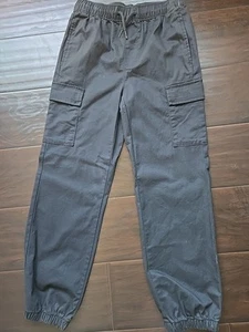 Boys Youth Gap Kids Black Drawstring Pants Size 10 - Picture 1 of 4