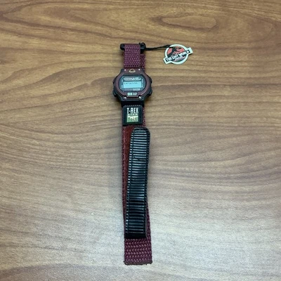 Reloj digital Jurassic Park: The Lost World JP300 T-Rex vintage nuevo de colección años 90 LEER Foto 1 de 4
