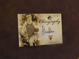 2008-09 SP Authentic Steve Kerr Chirography Autographed Card 
