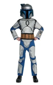 LICENSED JANGO FETT STAR WARS BOYS CHILD FANCY DRESS HALLOWEEN COSTUME - Picture 1 of 2