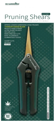 1pc NEW Titanium Curved Blade Trimming Scissors Bud Plant Shears Snips - Image 1 of 3