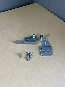 NEW! Genuine OEM GE Profile Refrigerator LEFT Upper and Lower Door Hinge Set - Picture 1 of 3