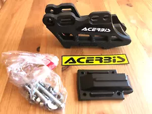 YAMAHA YZ 125 / 250 2005-2023 ACERBIS CHAIN GUIDE BLOCK BLACK MOTOCROSS MX - Picture 1 of 1