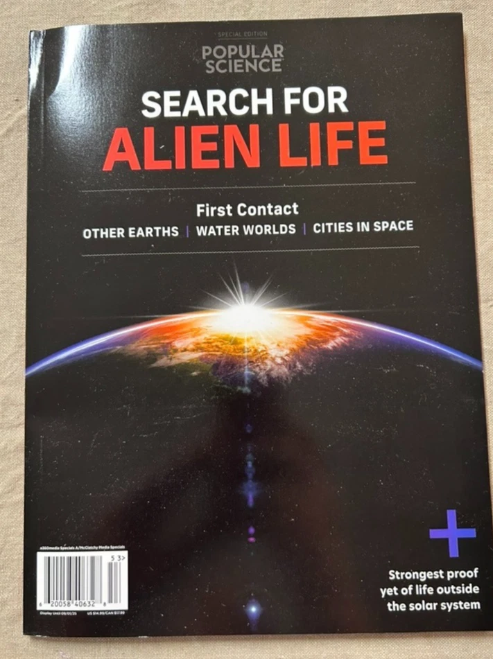 Search For Alien Life ~ Popular Science Magazine 2025 ~ First Contact - Image 1 of 1