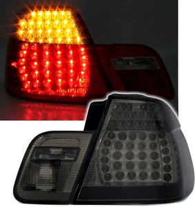 LED Rückleuchten Set für BMW E46 Limo 3er 2001-2005 LCI Facelift Smoke Schwarz - Bild 1 von 5
