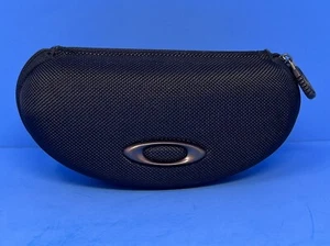 Oakley Sunglasses Zippered Case Black Clamshell - Picture 1 of 6