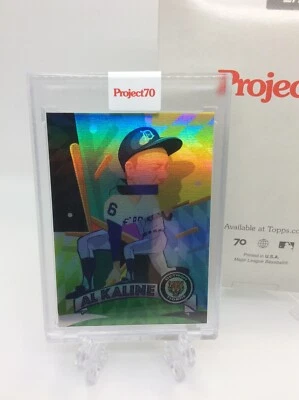 2021 topps project 70 Al Kaline by POSE Rainbow Foil /70 w/ box - Image 1 of 4