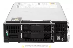 HPE Proliant BL460C G10 2SFF 2x Xeon Gold 6138 128GB RAM 2x 300GB SAS - Picture 1 of 9