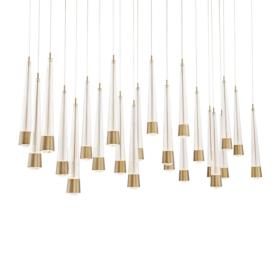 Colgante dweLED Pluma 23Lt Lineal Multi LED 27-30-35-40K, Cromo - PD-59423L-CH Foto 1 de 1