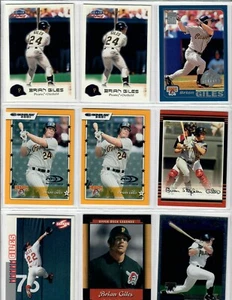 Lote de 61 tarjetas de béisbol de Brian Giles.  Todas las tarjetas están en gran forma. - Imagen 1 de 7