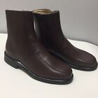 Executive Imperials Men's Shoes Dress Boot Leather Closed Toe, Wine. 9.5 New
