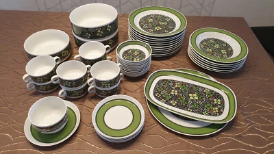 Arzberg Hutschenreuther Graziela Flower Floral Service Porzellan Vintage 70er - Bild 1 von 4