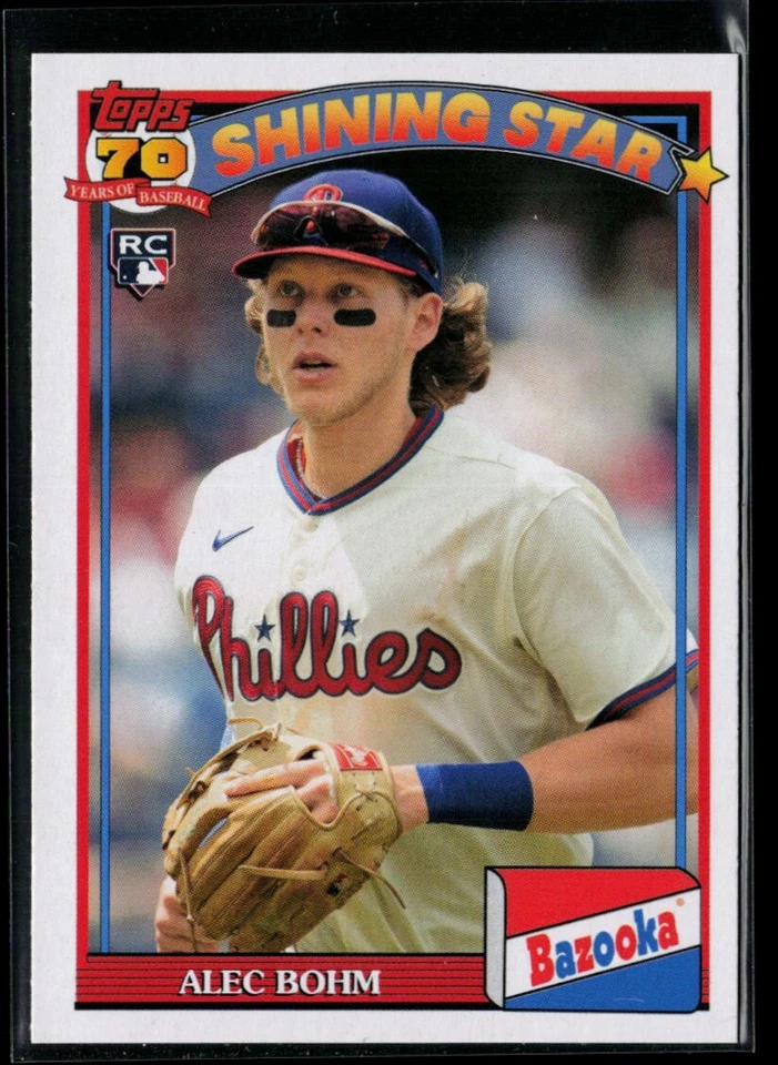 2021 Topps Archives '91 Bazooka Shining Stars #91BZ-3 Alec Bohm RC - Image 1 of 2