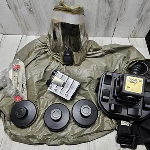 3M Butylkautschukhaube PAPR System, Breathe Easy Air-Mate Turbo Atemschutzmaske NOS - Bild 1 von 10
