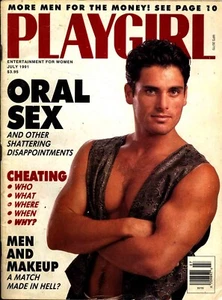 PLAYGIRL 7-91 MARCO DOLLENZ! HAIRY MATT WHITE MICHAEL C JULI 1991 STRAIGHT PORN - Bild 1 von 2