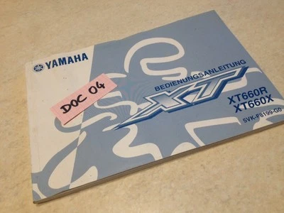 Manual Del Propietario Yamaha XT660 XT660R XT660X Ed. 04 - Imagen 1 de 4