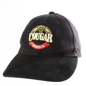 Cougar Bourbon VINTAGE Adjustable Hat Cap Suede Peak ● Fast Postage - Bild 1 von 6