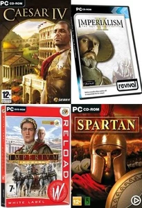 Caesar IV & Imperialism 2 & Imperium Romanum & Spartan GEBRAUCHT..+.4 weitere Spiele NEU - Bild 1 von 3