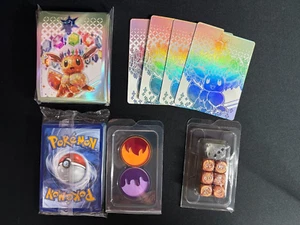 2025 Prismatic Evolutions Eevee Sleeves, Dice, Markers, Energy Cards & Dividers - Picture 1 of 1