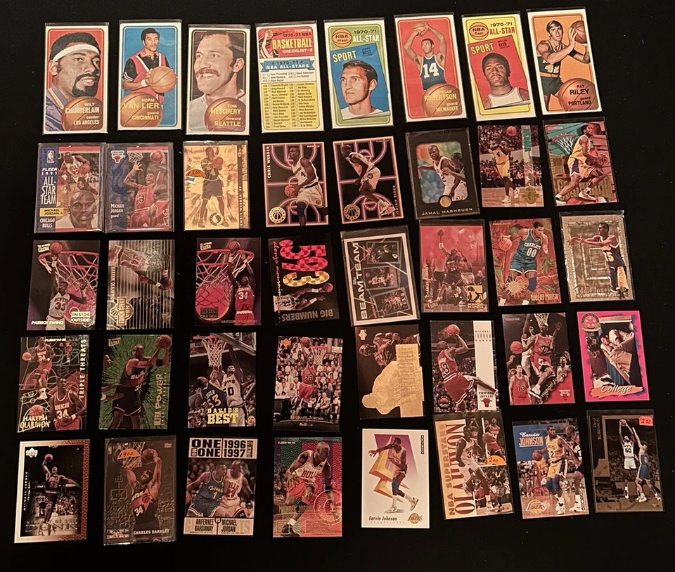 15 Card Basketball Lot, Michael Jordan, 1970 Topps, Rookies, Inserts, HOF - Image 1 of 1