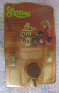 The Littles Doll's House Tilt top Table Tavolo Pieghevole Mattel anni 70 80 - Photo 1/2