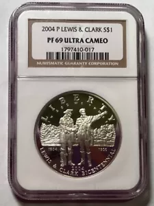 2004 P Lewis & Clark Liberty Dollar - Picture 1 of 2