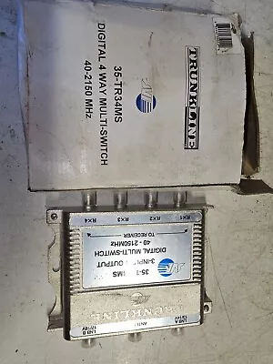 Trunkline 35-TR34MS Digital 4 Way Multi-Switch 40-2150 Mhz - Image 1 of 4