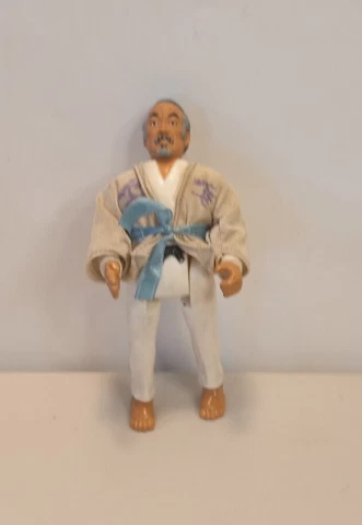 Vintage Remco Karate Kid Mr. Miyagi 1986 Action Figure *For parts/repair Cover