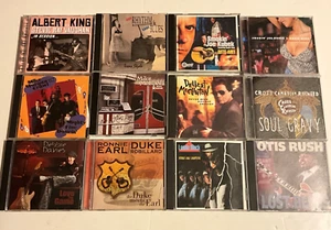 12 Blues CD Lot Albert King Stevie Ray Vaughan Smokin' Joe Kubek Mike Morgan - Picture 1 of 17